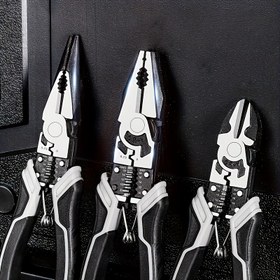 Resim Çok Fonksiyonlu Evrensel Diagonal Pense İğne Burun Pense Donanım Araçları Evrensel Tel Kesiciler Elektrikçi 