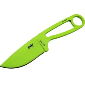 Resim Kuzgun Ticaret Izula Esee 51455GRN Yeşil Kamp Bıçağı 16 cm - Komple Metal, Plastik Kılıflı - Lisinya 