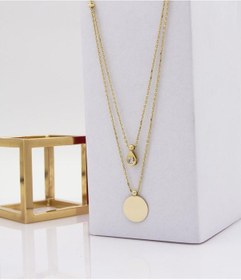 Resim 14 Ayar Altın Damla Plaka Kolye Lksblk706 