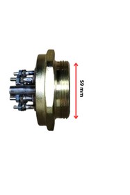 Resim inox rezistans 2'' 7500 Watt Krom Trf Isıtıcı Adet 