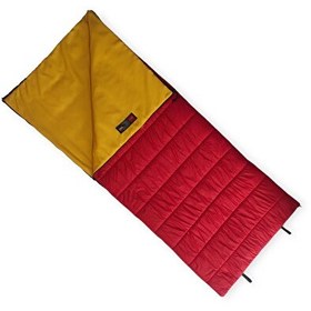 Resim Naturecamp Oga 200 Plus -5 Derece Birleşebilir Yastıklı Long Kırmızı Uyku Tulumu 