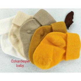Resim ÖZKARDEŞLER BABY Bebek Kıvrık Çorap 5li 