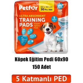 Resim Petfor Köpek Eğitim Pedi 60x90 150 Adet 