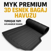 Resim Peugeot 3008 Hybrid 2024 Sonrası Myk 3d Premium Yumuşak Bagaj Havuzu 