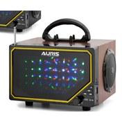Resim Auris Bluetooth Hoparlör Hi-fi Sound Kablosuz Hoparlör Led Işıklı Fm Radyo Usb-hafıza Kart Müzik Kutusu 
