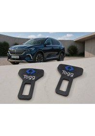 Resim Togg Kemer Tokası , Togg Logolu Araç Kemer İkaz , Togg Kemer Bip Bip - 2 Adet 