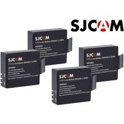 Resim Sjcam Sj4000 Sj5000 M10 Aksiyon Kamera Bataryası 4 Adet Pil Seti Çok Renkli 