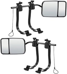 Resim Çekici Ayna Uzatmaları | Takılıp Çıkarılabilir Kamyon Ayna Uzatıcıları 2'li | Dönebilen Dışbükey Geri Görüş Lens Uzantıları Kamyonet SUV Minibüs 