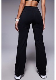 Resim Nike Training One High Rise Foldover Pants Kadın Yüksek Ve Katlanabilir Bel Eşofman Altı Siyah Siyah 