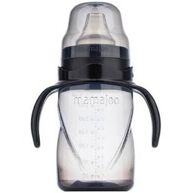 Resim Mamajoo Kulplu Akıtmaz Eğitici Bardak Black 270 ml & Anti-Kolik Bardak Ucu 