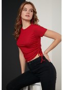 Resim Lela Bayan Bluz 5864010 Kırmızı (534549072) Kırmızı 