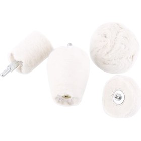 Resim Creatorally 4 Adet Pamuk Parlatma Parlatıcı Pad Paspas Tekerlek Otomobil Motosiklet Için Çeşitli Şekil (Yurt Dışından) 