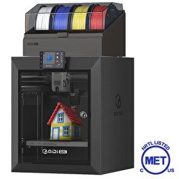 Resim Qidi Tech Q2C Combo 3D Yazıcı Siyah 