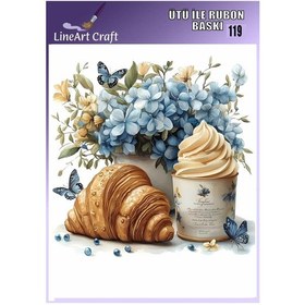 Resim Ütü İle Rub On Transfer Kağıdı - No: 119 30x30 Cm 