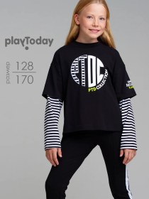 Resim Playtoday Oversize Longsleeve 175065115 Siyah 