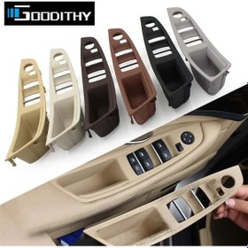 Resim Bmw 5 Serisi F10 F11 F18 520 İçin Rhd Oyster-sürücü Yan Kol Dayama Kapı Kolu Panel Kapağı 