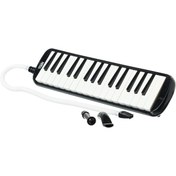 Resim SoyluhanStore ML-32BK Melodika Seti 32 Tuşlu Siyah Renk METOD HEDİYE (Tuşlarda Nota Yazmaktadır) 