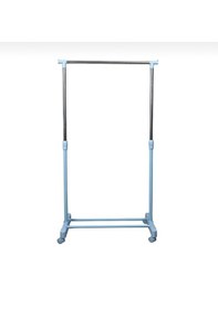 Resim As Kamp Mavi Tekerlekli Askılık Elbise Askısı Çocuk Odası Askısı Mavi 