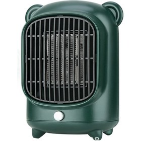 Resim Xindoker Eu Plug Yeşil Ptc Seramik 500w Sıcaklıklandırıcı: Sessiz Çalışma, Hızlı Isıtma, Ev/ofis Masaüstü Kullanımı 