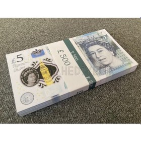 Resim 100 ADET 5 STERLİN BANKNOT POUND PARA GEÇERSİZ P... 