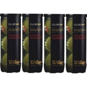 Resim Wilson 4 Kutu Wilson Us Open Tenis Topu Vakum Ambalajda 