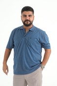 Resim ModaPlaza Erkek Büyük Beden Polo Yaka Tshirt 1001-1 