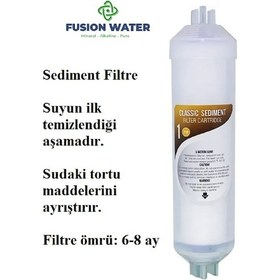 Resim Kapalı Kasa Su Arıtma Cihazlarına Uyumlu 1 Pp Filtre 