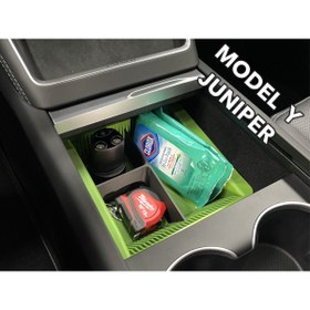 Resim Butik Tesla Model Y Juniper Uyumlu Araç İçi Organizer 