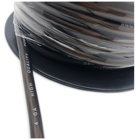 Resim 4 Ga 5 Metre Esnek Silikonlu Amfi Güç Power Kablosu 