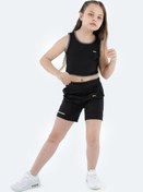 Resim Slazenger DEVARAJ IN Kız Çocuk Cepli Siyah Şort 