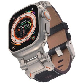 Resim Watch 7 45mm KRD-114 Metal Başlıklı Suni Deri Kordon 