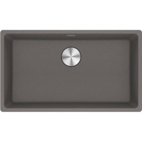 Resim Franke Mrg 110-72 Granit Eviye. Stone Grey. Tezgahaltı. Tek Hazne. 72 x 40 CM 