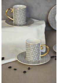 Resim Protocol London Linda 6'lı Kahve Fincanı Takımı 