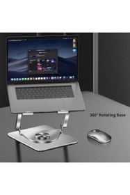 Resim STOREMAX Laptop Standı Alüminyum Soğutmalı Mıknatıslı Harici Fanlı 360 Derece Döner Ayarlı Ergonomik Gaming N 