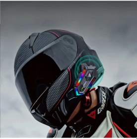 Resim River World Motorsiklet Kaskı İçin Bluetooth Kask Kulaklığı Uzun Ömürlü Suya Dayanıklı Batarya 