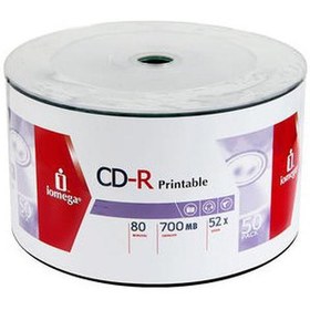 Resim Iomega Boş Cd-R Iomega Printable 50'li Boş CD 