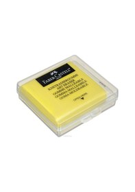Resim Faber Castell Plastik Kutulu Renkli Hamur Silgi-Sarı 