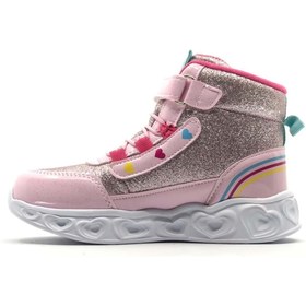 Resim KCMN Cool Kids Ortopedik Işıklı Taban Kız Çocuk Bot PEMBE 