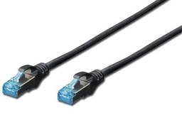 Resim Assmann DK-1521-030/BL Patch Kablo, F-Utp, Cat. 5E, 3 Metre, Awg 26/7, Siyah Renk 