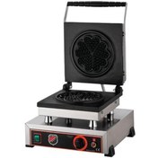 Resim eurofaz Işıkgaz Silver Tekli Çiçek Waffle Makinesi 