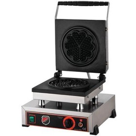 Resim eurofaz Işıkgaz Silver Tekli Çiçek Waffle Makinesi 