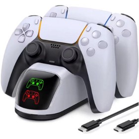 Resim shopwave Ps5 Dualsense Şarj Istasyonu Playstation 5 Uyumlu Charging Station 