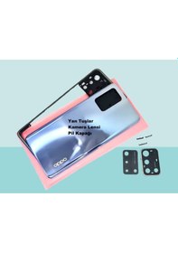 Resim Tkgz - Oppo A74 Full Kasa Arka Kapak Batarya Kapağı - Mavi Çok Renkli 