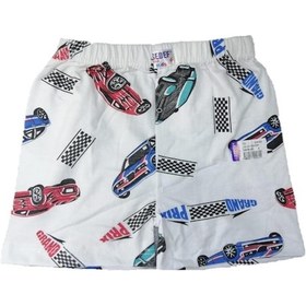 Resim Sedef Yıldızı 12 Li Paket Sedef Yıldız Erkek Çocuk Desenli Penye Boxer 