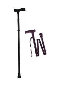 Resim Medikaltec Bronz Katlanır Baston 