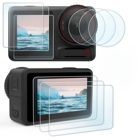 Resim 9 adet DJI Osmo Action 5 Pro Kamera Ekran Koruyucu 0.3Mm 9H 3 Set Kalınlık Temel Cam Anti-Çizik Anti-Parmak İzleri Anti-Buçuk 