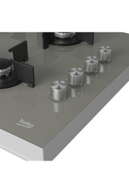 Resim Beko Bstoc 828 G Gri Cam Set Üstü Ocak 