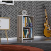 Resim Kenzlife Kitaplık Süper Ga 060*40*19 Crd 2 Katlı Tek Bölme Ofis Mutfak Banyo Dolabı Arkalıksız Çok Renkli 