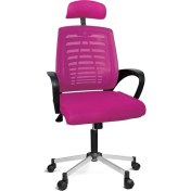 Resim Türksit Karizma File Müdür Koltuk Krom Ayak Gri 