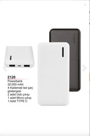 Resim Genel Markalar 20000 Mah Powerbank Taşınabilir Şarj Cihazı 